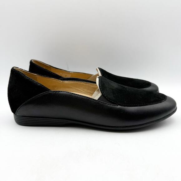Dansko Womens Lace 38 Moc Loafer EU 38 US 7.5-8 Black Leather NIB - Picture 3 of 12